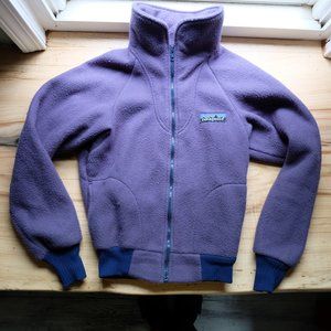 Vintage Retro Patagonia Fleece Bomber Jacket